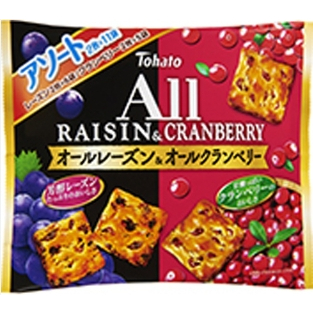 Tohato 全葡萄乾蔓越莓餅乾167g(4901940340439)