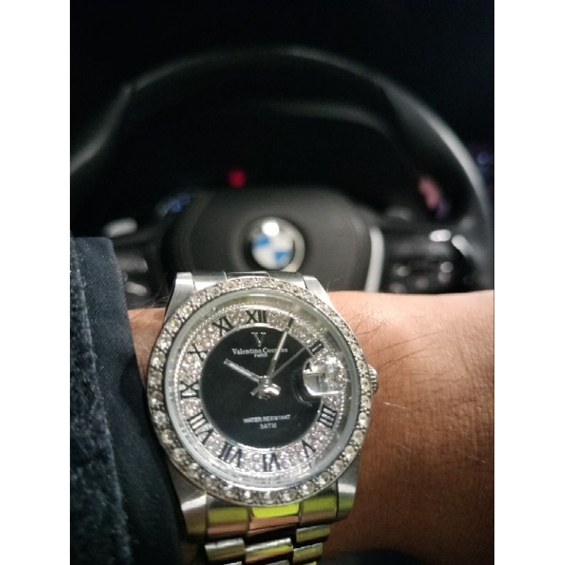 范倫鐵諾 石英錶 機械 電子錶 時間 時鐘 鑽面 手錶 Valentino coupeau