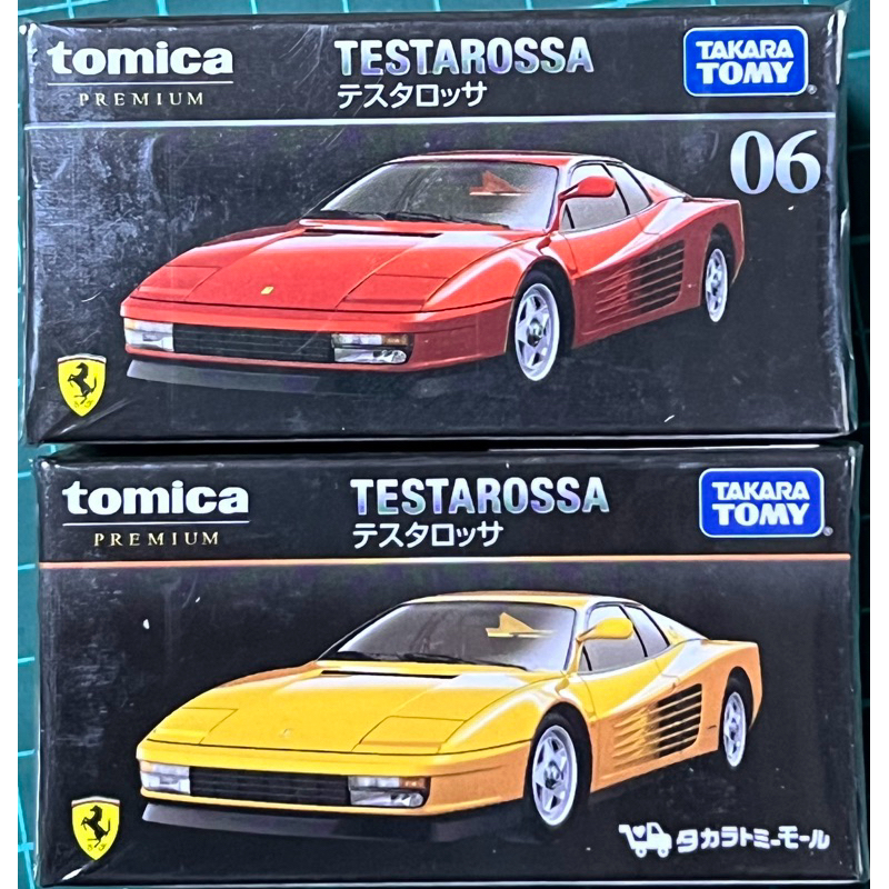 現貨 tomica premium 06 testarossa  ㄧ般+無碼車 2款合售 Ferrari 法拉利