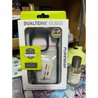 PureGear 普格爾 DUALTEK 坦克透明 防摔殼 iPhone 14Pro 手機保護殼 藍
