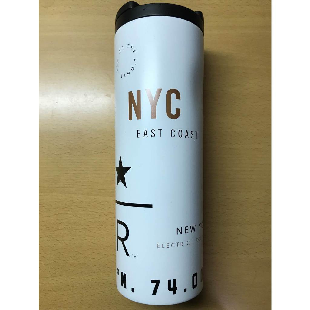 【STARBUCKS】星巴克 紐約NYC限定 不鏽鋼 保溫瓶 保溫杯 473ML 全新品 蝦皮最便宜