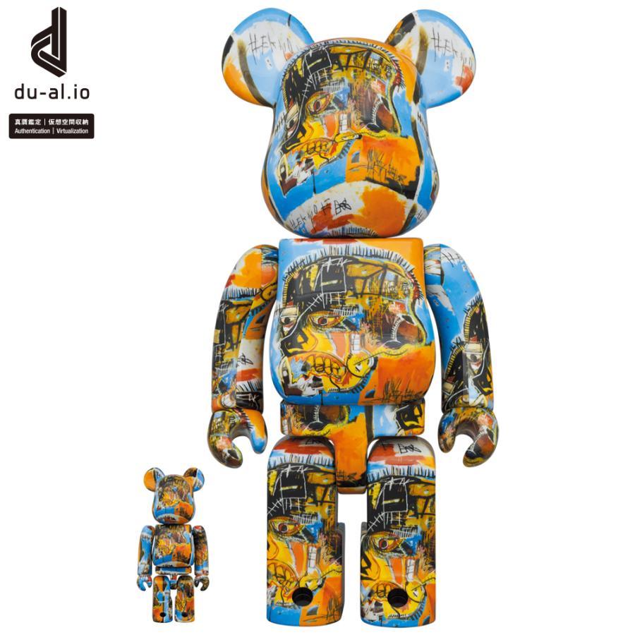 BE@RBRICK JEAN-MICHEL BASQUIAT #10 100％ &amp; 400％ 巴斯奇亞10代庫柏力克熊