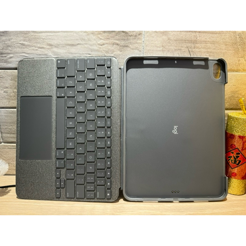 Logitech 羅技 Combo Touch iPad Air 4 鍵盤保護套 鍵盤 打字 二手