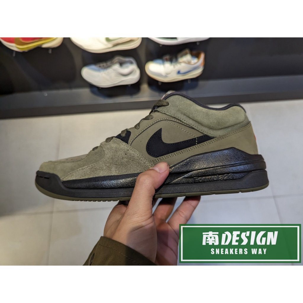 南🔥2024 2月 NIKE Jordan Stadium 90 麂皮 火焰 運動 休閒 男款 軍綠HF5258-201