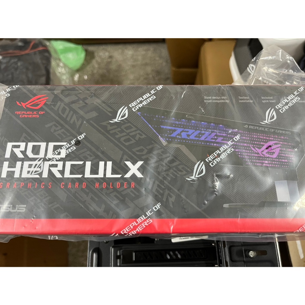 全新未拆ROG Herculx Graphics Card Holder顯示卡支撐架