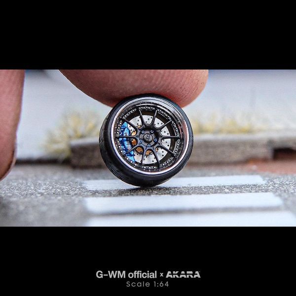 【模物雜貨店】G-WM Official x Akara Modeller 1:64 SSR SP5 高階靜態輪框