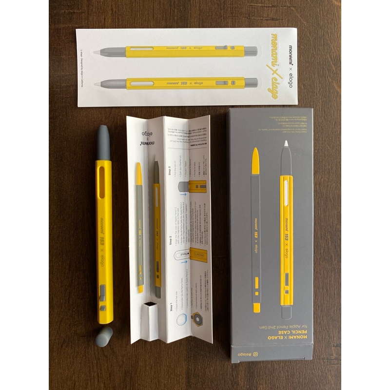 [elago] Monami Apple Pencil 2代 保護套 - 黃色 (適用 Apple Pencil 2)