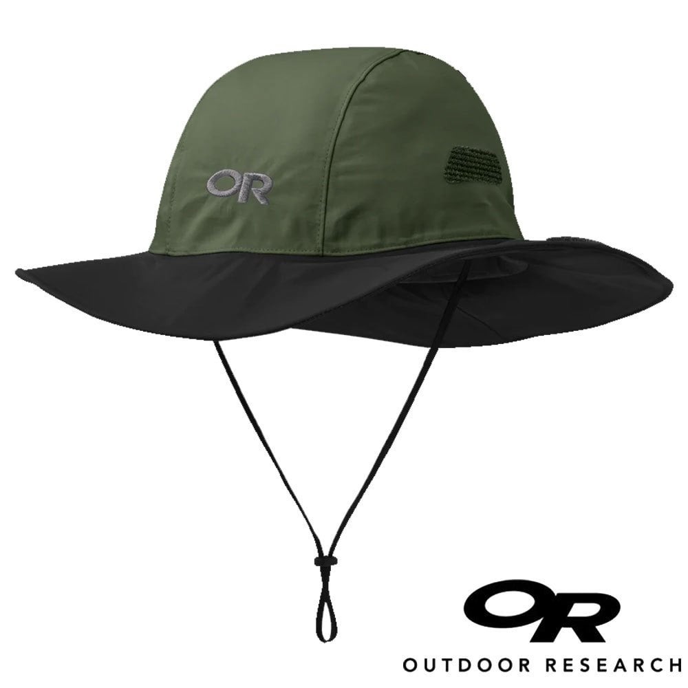 【OR 美國】GORE-TEX防水透氣招牌大盤帽UPF50+『軍綠/黑』280135