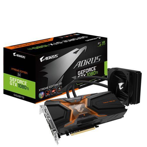 技嘉 AORUS GTX1080Ti 11G Waterforce Xtreme 盒裝 水冷顯示卡 效能同3060ti