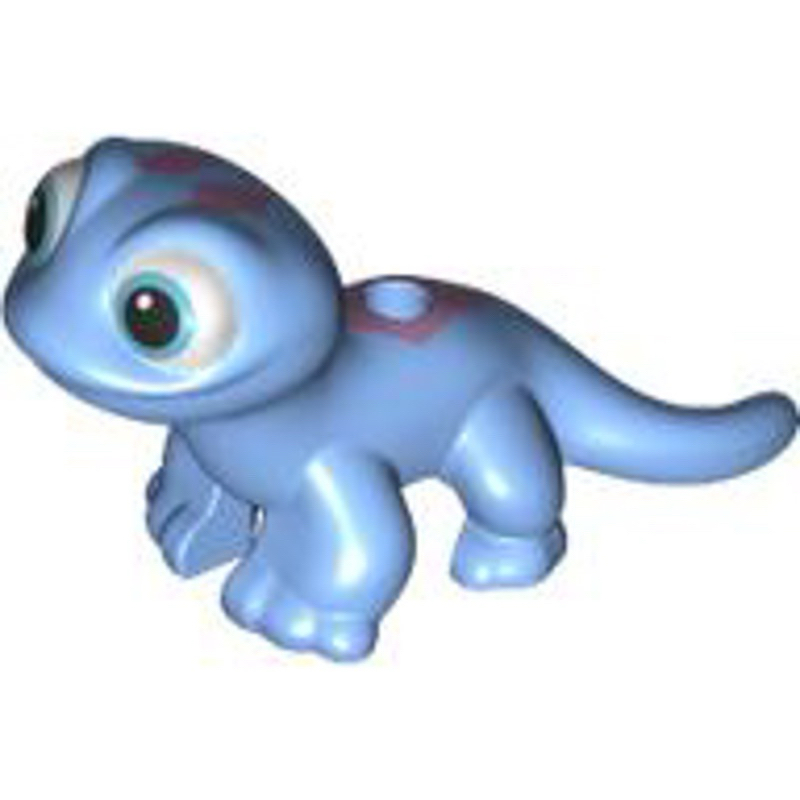 【豆豆Toy】 LEGO 樂高.動物零件.寵物-淺藍色蜥蜴🦎.爬蟲類.全新現貨-冰雪奇緣-火靈布魯尼