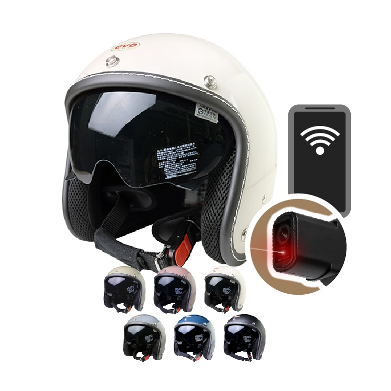 【iMiniDV X4 安全帽 行車記錄器 imini 銀邊 內墨鏡 安全帽】行車紀錄器 紀錄器 3/4罩安全帽 機車