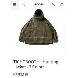 TIGHTBOOTH - Hunting Jacket Olive M號