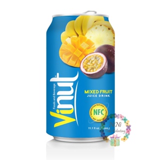 越南 VINUT Mix Fruit Juice 鮮水果風味飲料 綜合果汁 330ml