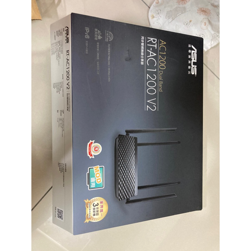 ASUS RT-AC1200 V2 華碩 四天線路由器 雙頻無線 WIFI 分享器