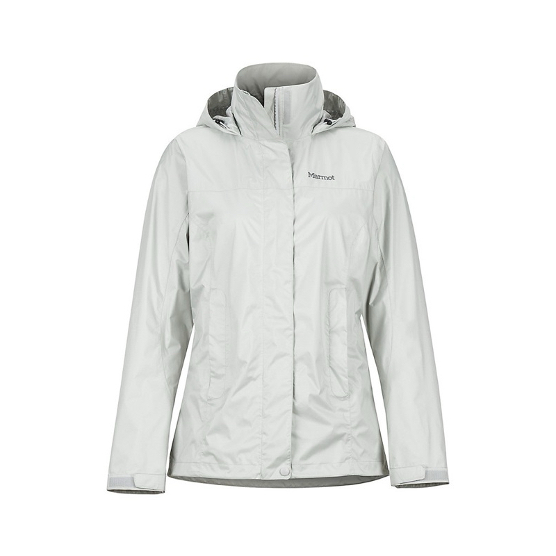 Marmot PreCip Rain Jacket 輕量透氣雨衣 風雨衣 S 灰白色