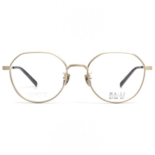 MA-JI MASATOMO 光學眼鏡 MJT098 C1皇冠型切角 日本鈦 - 金橘眼鏡