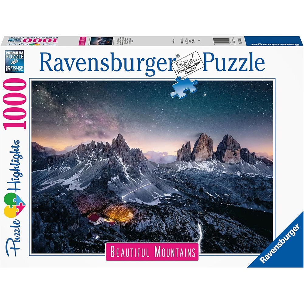 德國Ravensburger 維寶拼圖 拉瓦雷多三尖峰(1000P) RV17318