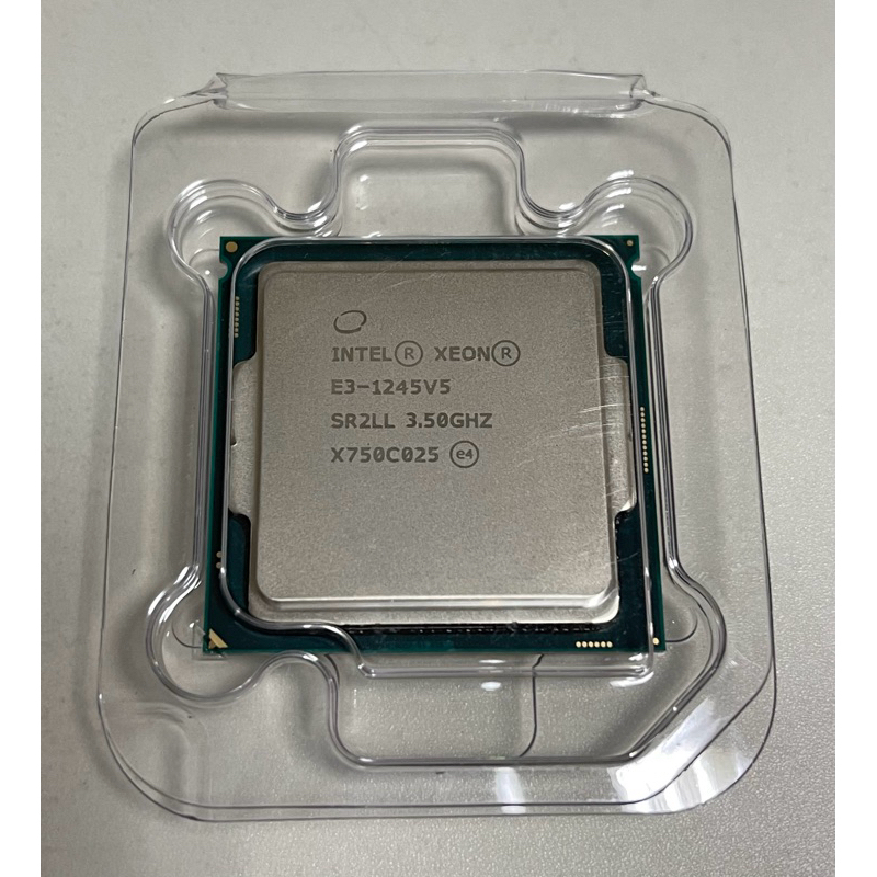 二手良品 英特爾 Intel® Xeon®處理器 E3-1245 v5 8M快取，3.50 GHz CPU 1151腳位