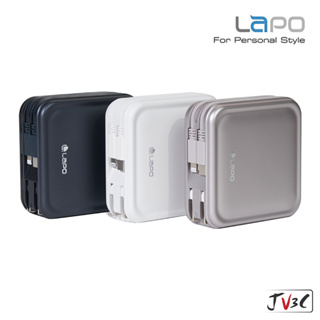 LaPO 3代 10000mAh 超進化八合一 Type-c 行動電源 QC PD 充電寶 萬能充 充電線 無線充電