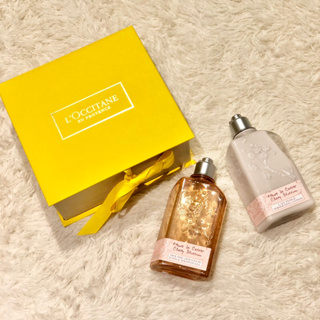 🔸全新🔸 L'OCCITANE 歐舒丹 櫻花禮盒組（櫻花美體乳250ml +櫻花沐浴膠250ml）