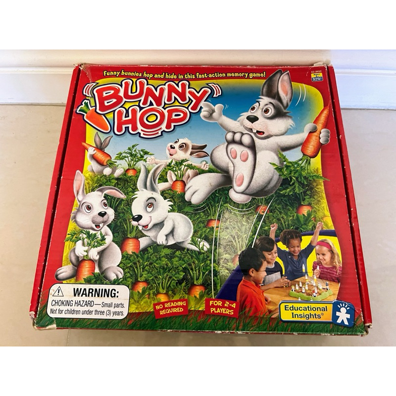 [二手現貨] Educational Insights - bunny hop 彈跳兔兔 桌遊