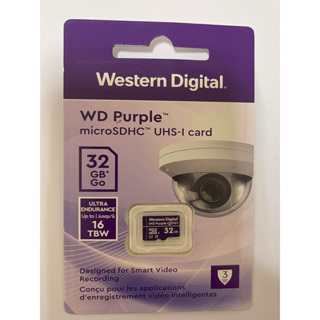 (現貨)WD 紫標 MicroSDHC QD101 32GB 高耐寫監控記憶卡