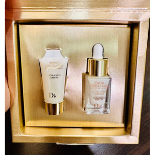Dior保養品-迪奧精萃再生光燦白組合/小樣/迷你版組合/旅行組/等比例縮小玻璃瓶裝質感組合