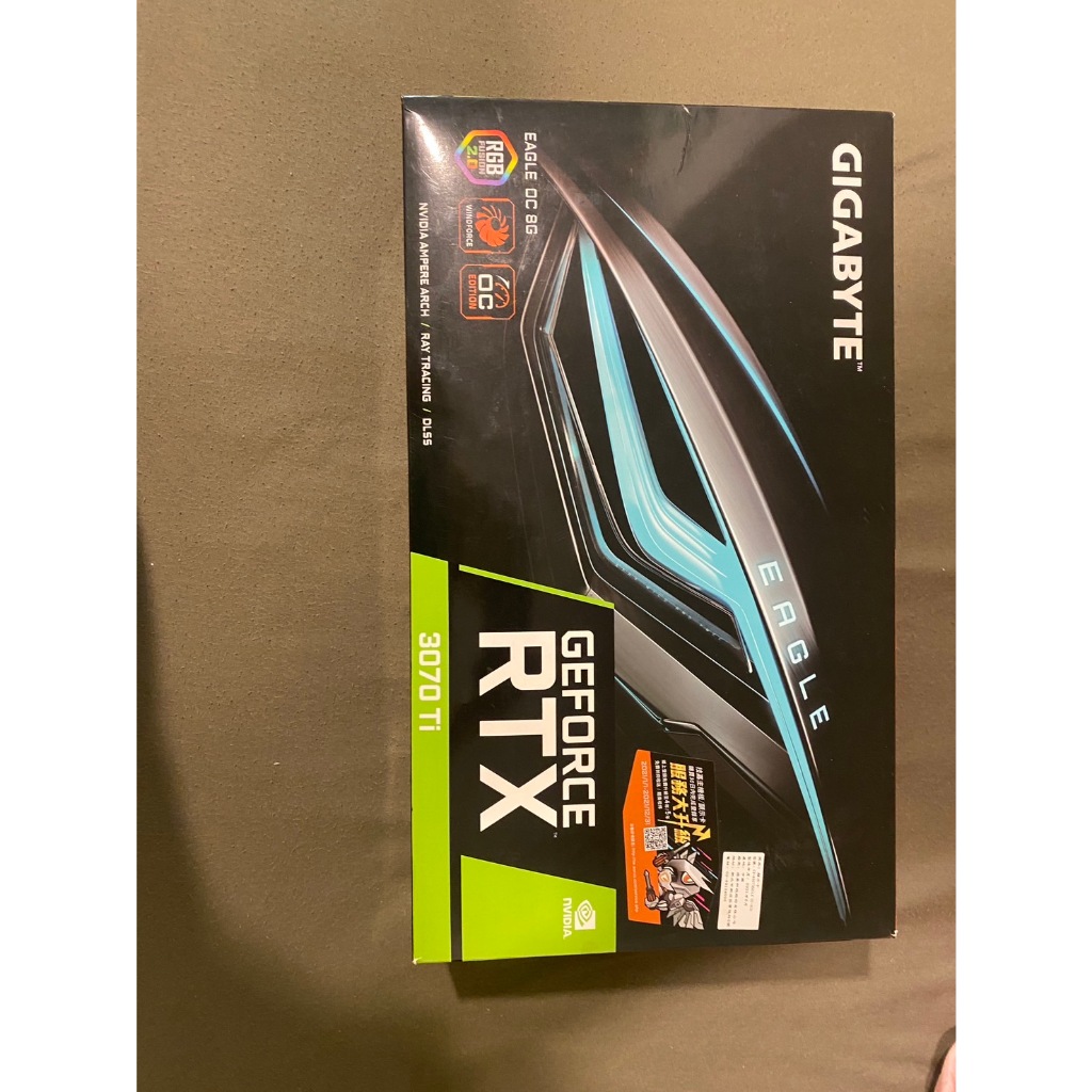 技嘉 RTX3070TI 顯示卡 GeForce RTX™ 3070 Ti EAGLE OC 8G