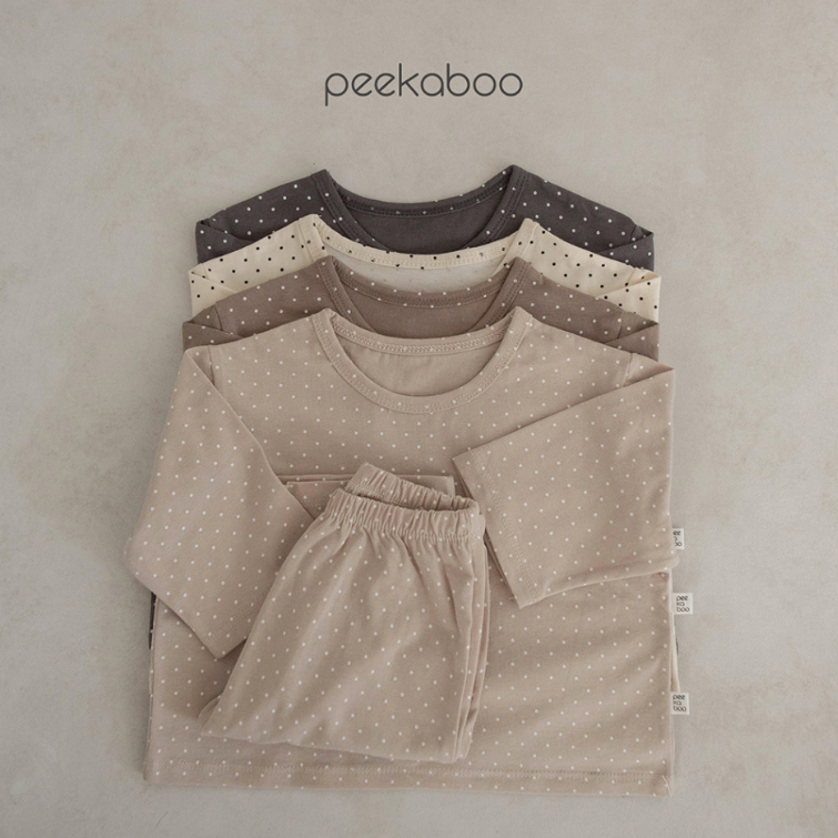 peekaboo 超舒服點點寶寶套裝 ｜嬰兒 寶寶 嬰兒衣服 寶寶衣服 兒童睡衣 嬰兒套裝 兒童套裝 韓國童裝