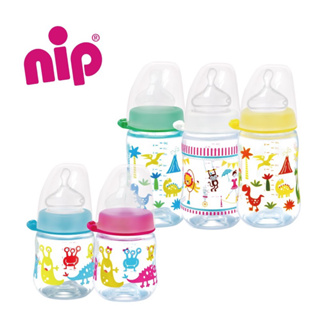 【NIP】德國製 專利防脹/PP奶瓶加贈母乳儲存蓋-拇指/圓型(M號奶嘴)