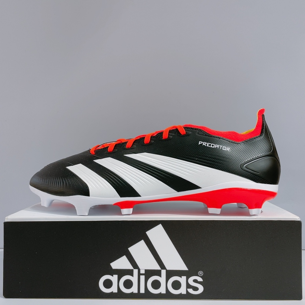 adidas PREDATOR LEAGUE FG 男生 黑色 塑膠釘 戶外 訓練 運動 足球鞋 IG7762