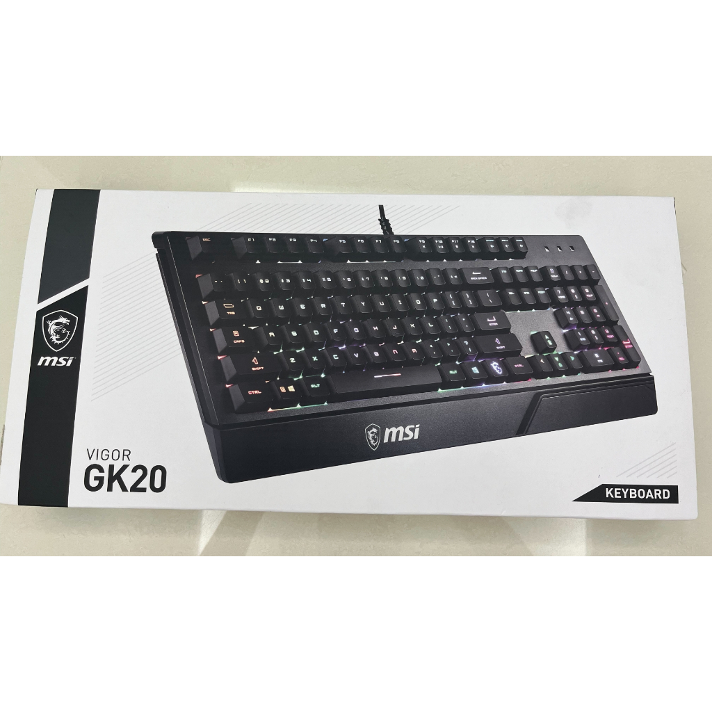 我最便宜!! MSI 微星 VIGOR GK20 電競鍵盤