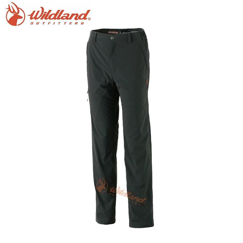 【Wildland 荒野】男 彈性防潑水防風保暖長褲 0A32320-05 灰綠 M、L、XL、XXL、3XL 中大尺碼