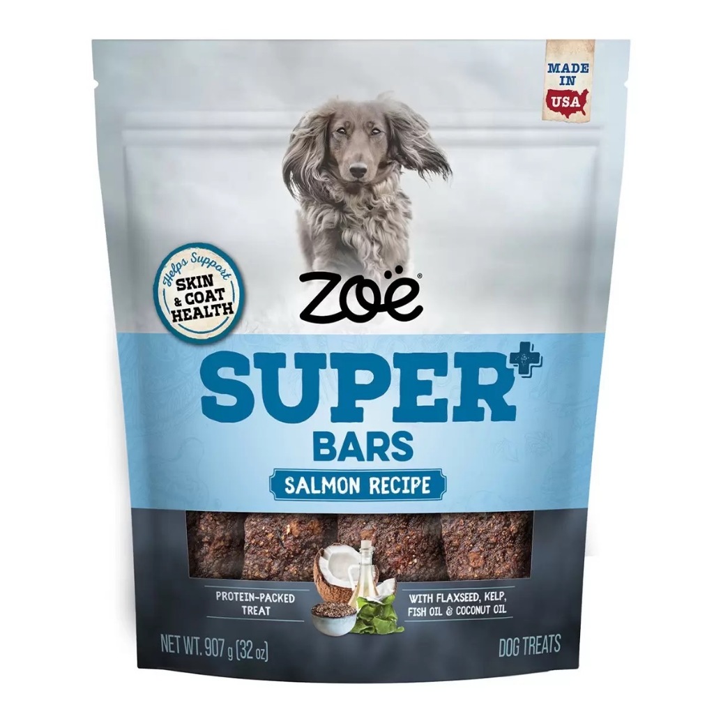 Dogs寶飽-Zoe Super Bars鮭魚片狗零食皮膚毛髮配方(907公克) 狗狗零食 嗅聞零食 寵物零食 狗訓練零