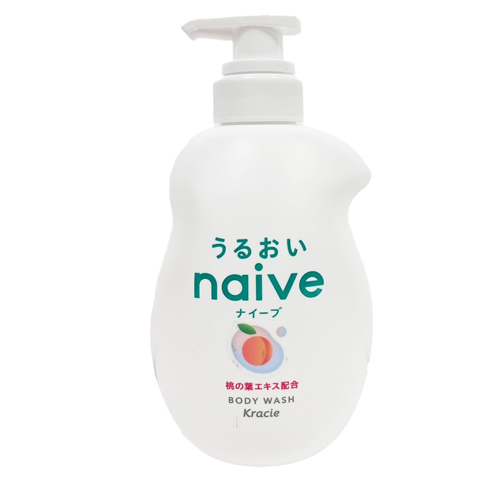 Kracie葵緹亞 naive娜艾菩沐浴乳-保濕桃葉 530mL【Donki日本唐吉訶德】