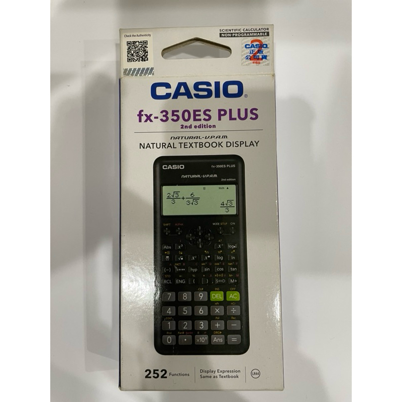 CASIO 2代 fx -350ES PLUS 工程用計算機