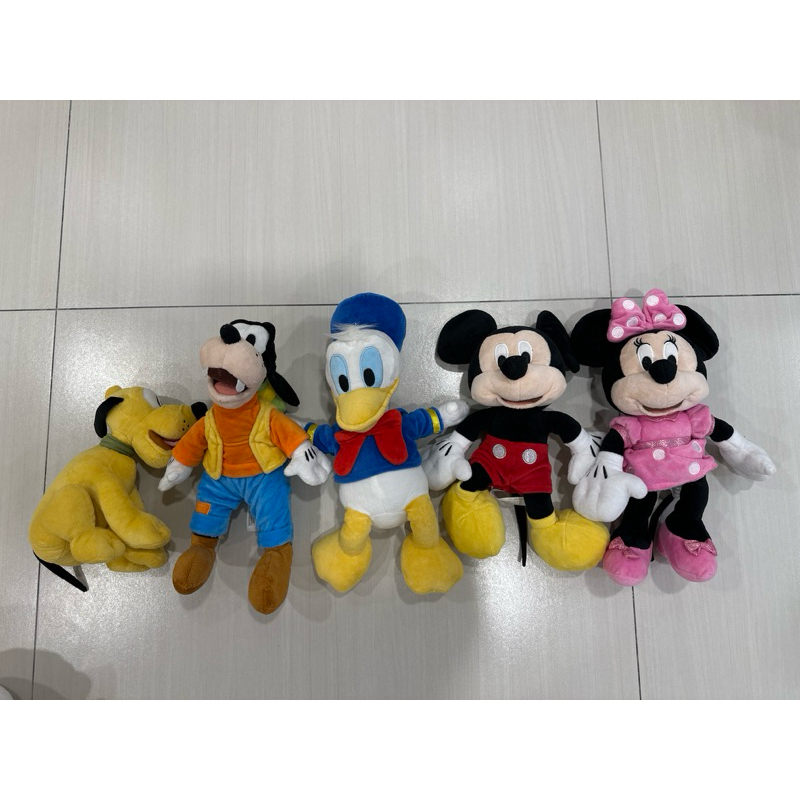 五隻迪士尼玩偶(COSTCO購入）