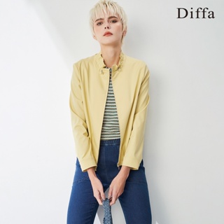 【Diffa】抗UV抽繩設計拉鍊式外套4768-8402