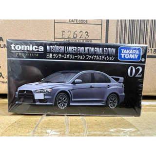 Tomica premium 02 2 Mitsubishi lancer EVO 三菱 EDITION