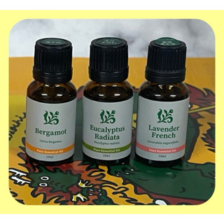 【Just Herb香草集】佛手柑、澳洲尤佳利、高地薰衣草 精油 15ml (優惠價@480/瓶）