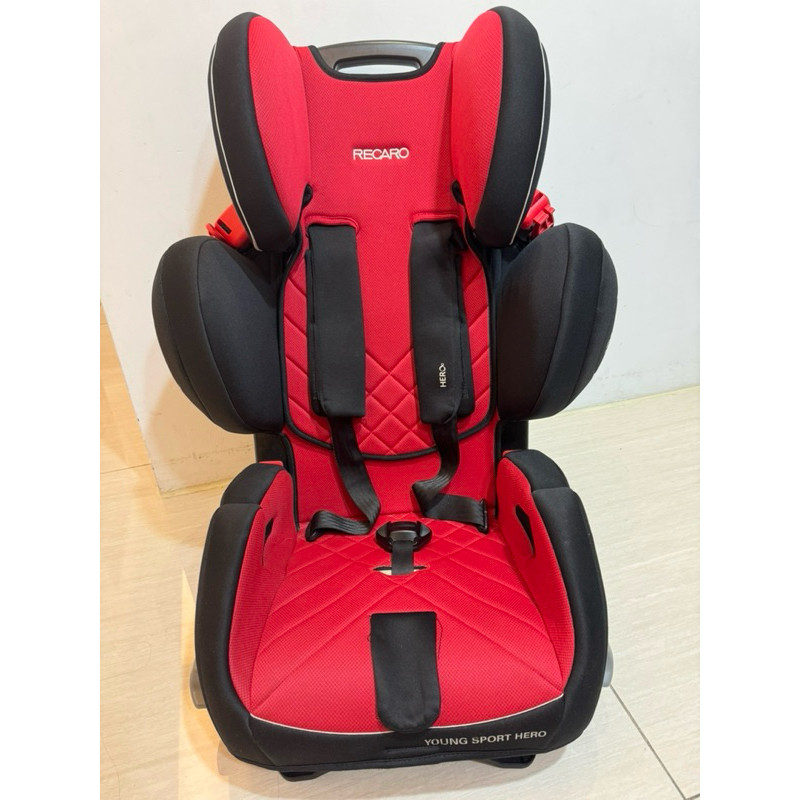 二手德國RECARO 成長型汽座 Young Sport Hero(經典紅)