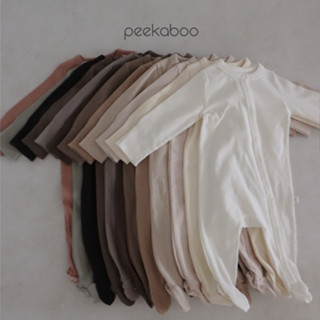 Peekaboo Chuchu純色連身衣【現貨+預購】新生兒衣服 嬰兒包屁衣 寶寶衣服 嬰兒衣服 兒童睡衣 韓國童裝