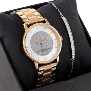 COACH 聖誕節推薦 閃耀水晶女錶 手鍊套錶-36mm CO14000090