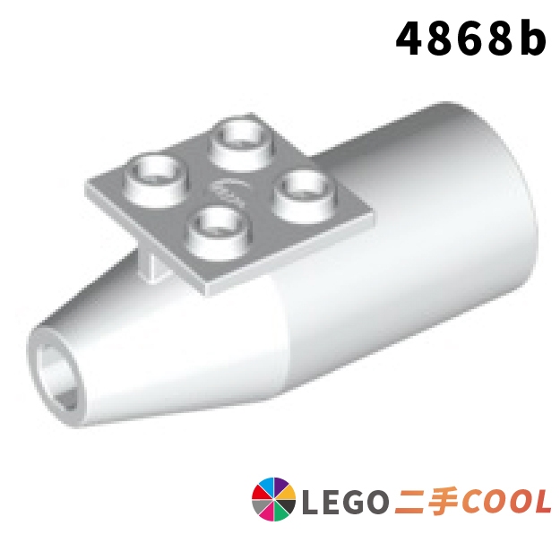 【COOLPON】正版樂高 LEGO【二手】飛機引擎 2x2 Thin Top Plat 帶薄板 4868b 絕版零件
