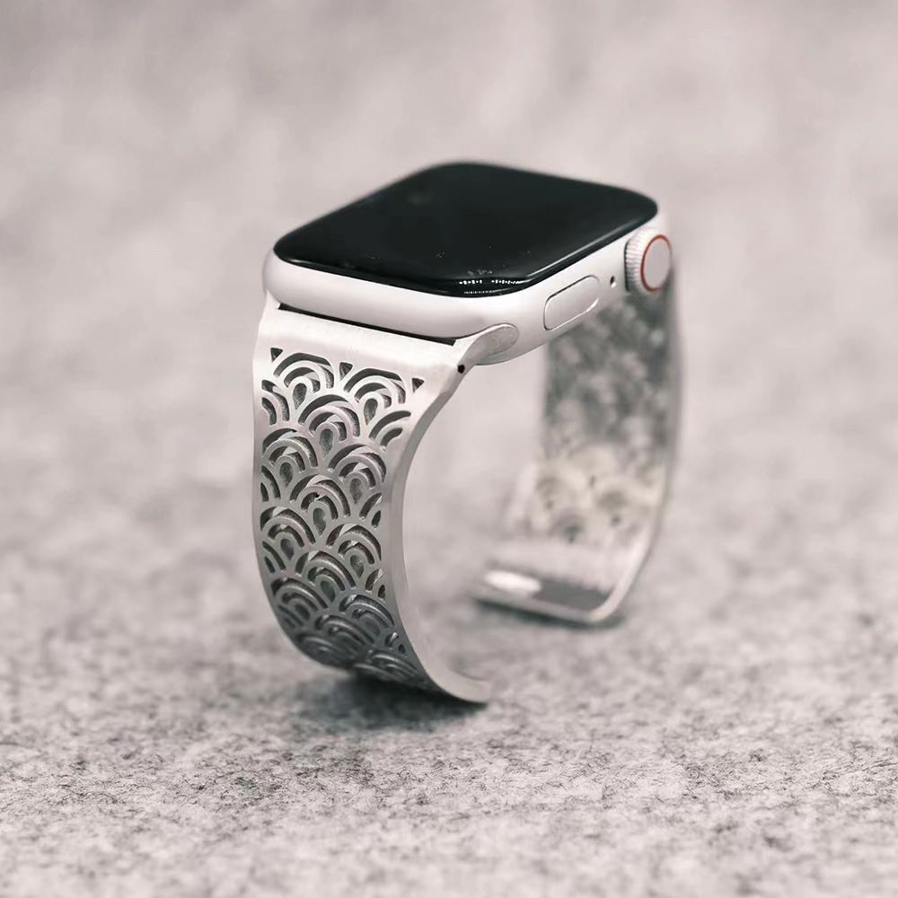 CLOUD BEAUTY SOULITE apple watch 錶帶 不鏽鋼帶 改裝 goros 羽毛 手環 金屬錶帶