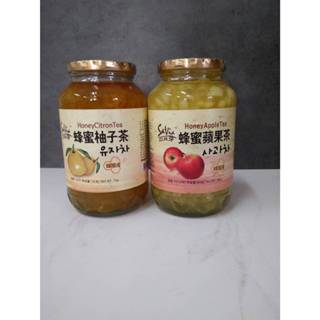 韓國世比芽/蜂蜜柚子茶 /蜂蜜蘋果茶/1kg/果肉看的見/可當果醬呦