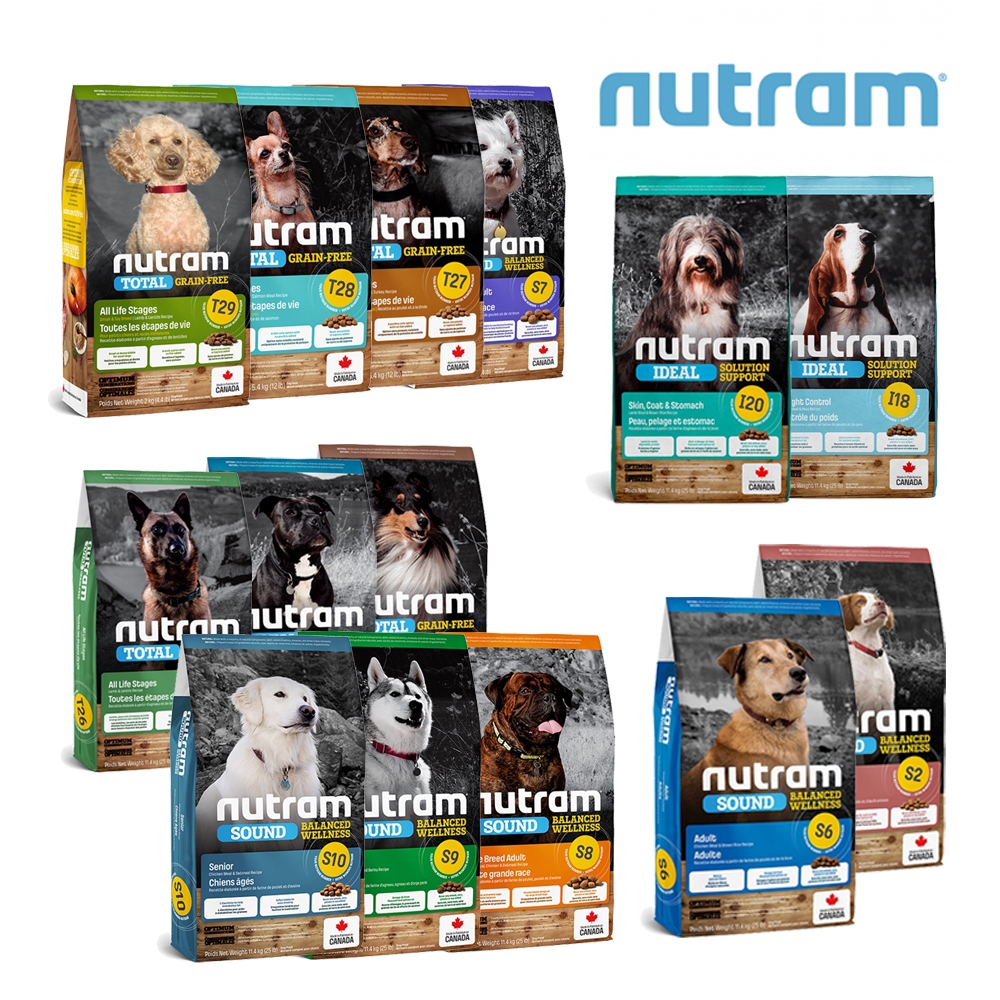 Nutram 紐頓 犬用飼料 狗飼料 全系列 全齡犬 迷你犬 無穀挑嘴系列 狗飼料 成犬 挑嘴