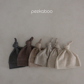 Peekaboo 條紋啾啾嬰兒帽｜嬰兒帽子 寶寶帽子 新生兒 兒童帽子 寶寶衣服 韓國童裝