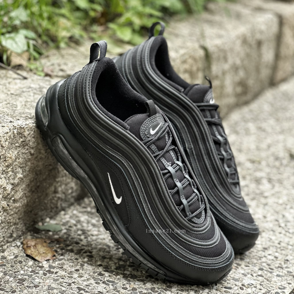 NIKE AIR MAX 97 全黑 氣墊 黑魂 男款 海外限定 921826-015【Insane-21】