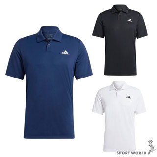 Adidas 短袖上衣 男裝 網球 Polo衫 排汗 藍/黑/白【運動世界】HS3279/HS3278/HS3277